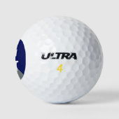 2 Tone Diagonal Initial Monogramm Golfball (Logo)