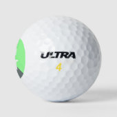 2 Tone Diagonal Initial Monogramm Golfball (Logo)