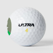 2 Tone Diagonal Initial Monogramm Golfball (Logo)