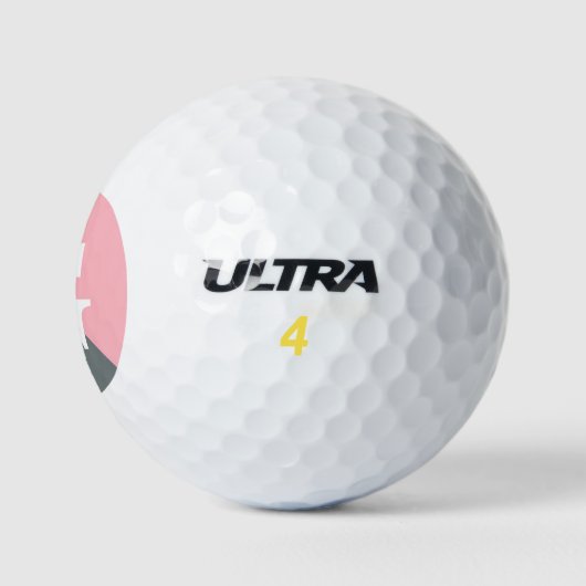 2 Tone Diagonal Initial Monogramm Golfball (Logo)