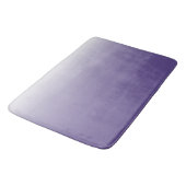 2-Töne-Farbverlauf ombre Ultra Violet Badematte (Schrägansicht)