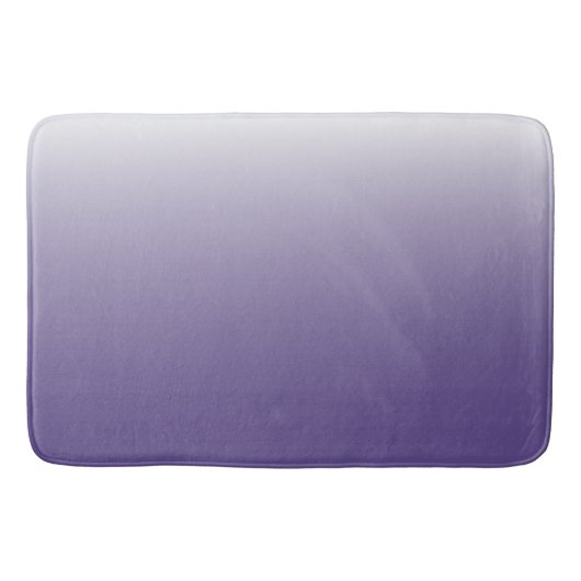 2-Töne-Farbverlauf ombre Ultra Violet Badematte (Vorderseite)