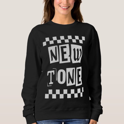2 Tone Ska New Tone Sweatshirt (Vorderseite)