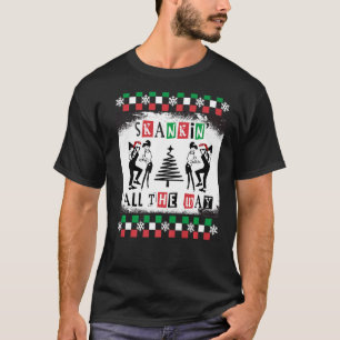 2 Tone Ska Skankin Den ganzen Weg hässlich Weihnac T-Shirt