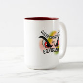 2-Tone Tasse 11oz : Achten Sie auf Ihre eigene (br (VorderseiteRechts)