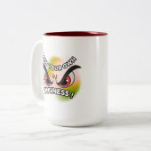 2-Tone Tasse 11oz : Achten Sie auf Ihre eigene (br (Vorderseite Links)