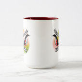 2-Tone Tasse 11oz : Achten Sie auf Ihre eigene (br (Mittel)