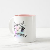 2-Tone Tasse 11oz: Keine von Ihren (rosa) (Vorderseite Links)