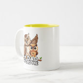 2-Tone Tasse 11oz : Mein Vater Mein altes Ich (gel (Vorderseite Links)