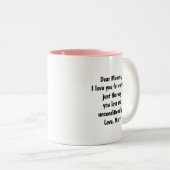 2-Tone Tasse 11oz : My Only Queen (pink) (VorderseiteRechts)