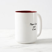 2-Tone Tasse 15oz : Mein Vater Mein Altes Ich (Mon (VorderseiteRechts)