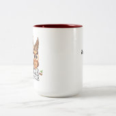 2-Tone Tasse 15oz : Mein Vater Mein Altes Ich (Mon (Mittel)
