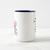 2-Tone Tasse 15oz : Meine einzige Königin (blau) (Mittel)