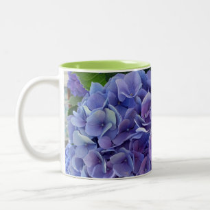 2-Tone-Tasse Blue Hydrangea Zweifarbige Tasse