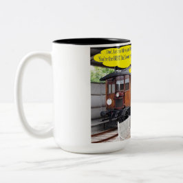 2 Töne Tasse. Happy Vatertag. Kuh/Kond Zweifarbige Tasse