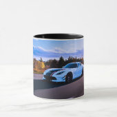 2-Tönige Sportwagen Klassik Kaffee Tasse (Zentrum)