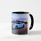 2-Tönige Sportwagen Klassik Kaffee Tasse (VorderseiteRechts)