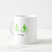 2 tote Frösche Kaffeetasse (Vorderseite Links)