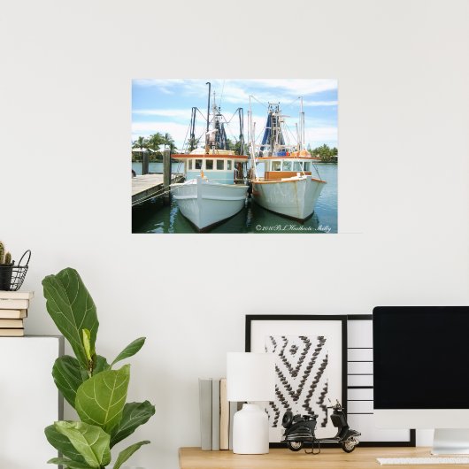 2 Trawler, ©2010BLHeathcote-Shelly Poster (Heimbüro)
