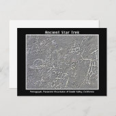 2. UFO Petroglyph im Todestal Postkarte (Vorne/Hinten)