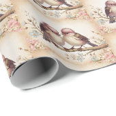 2 Umhüllungspapier für Hübsche Vögel Geschenkpapier (Rolleneckpunkt)