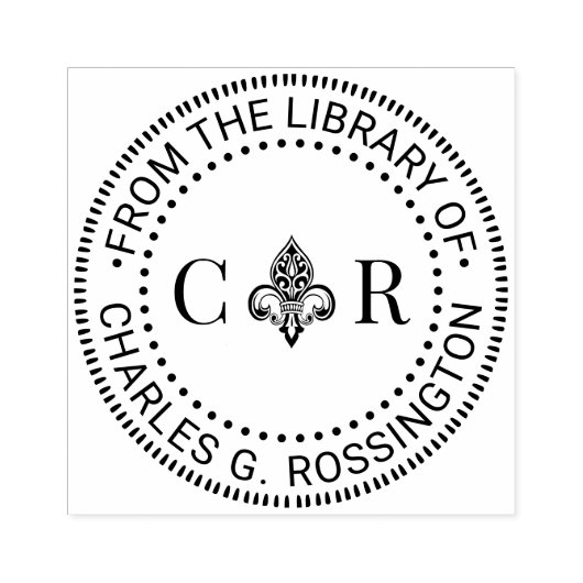 2 Ursprüngliche Mongm Lilie #26 Bibliotheksname Gummistempel (Prägung)