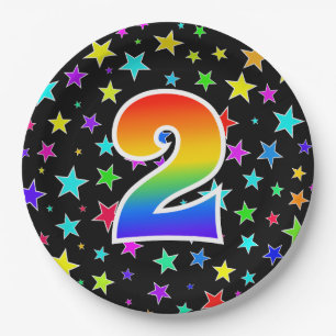 2. Veranstaltung: Bold, Fun, Colorful Rainbow 2 Pappteller