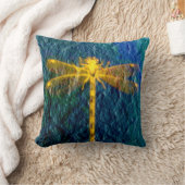 2 versah optionale auserlesene Libelle auf Kissen (Decke)