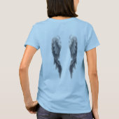 2 versahen ich glauben an Engels-T-Shirt mit T-Shirt (Rückseite)