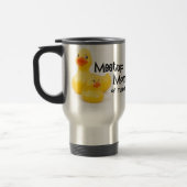 2 versahen Logoreise-Tasse mit Seiten Reisebecher (Links)