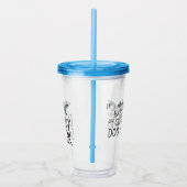 2 versahen lustiger Baby-Haifisch mit Acryltrinkbecher (Rechts)