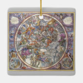 2 Verschiedene Karten Christlicher Konstellationen Keramikornament (Rückseite)