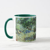 2 verschiedene Van Gogh Olivenhaine Vintage Kunst, Tasse (Links)