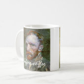 2 verschiedene Van Gogh-Selbstportrait-Bilder Kaffeetasse (Vorderseite Links)
