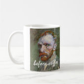 2 verschiedene Van Gogh-Selbstportrait-Bilder Kaffeetasse (Links)