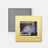 2 viel Caffine? Magnet (Vorderseite/Rückseite)