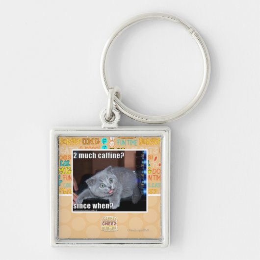 2 viel caffine? schlüsselanhänger (Vorne)