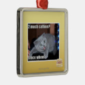 2 viel caffine? silbernes ornament (Rechts)