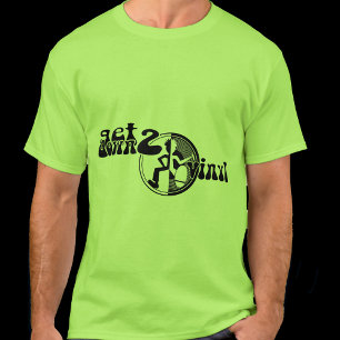 2 Vinyl funky Clubgreen black tee herunterfahren