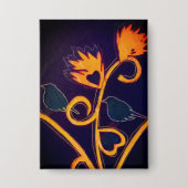 2 Vögel lieben Button (Vorderseite)