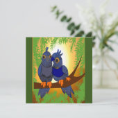 2 Vögel Puzzle (Stehend Vorderseite)