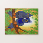 2 Vögel Puzzle (Horizontal)