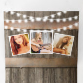 2 von 1 Rustikalen Babys Breath 2025 Abschluss Dreifach Gefaltete Einladung (Innen Erste Seite)