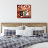 2 Wachhunde Leinwanddruck (Insitu (Schlafzimmer))