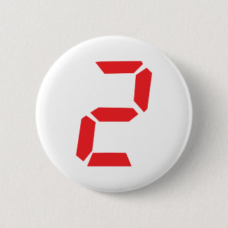 2 Wecker mit zwei Rottönen digital Button
