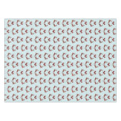 2 Weihnachten Hirsch Springen Rustikaler Stil Tischdecke (Vorderseite (Horizontal))