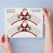 2 Weihnachts Weihnachtscreme Personalisierter Cupc Flyer (Hand)