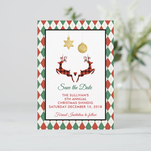 2 Weihnachtswildspringen Save the Date (Stehend Vorderseite)