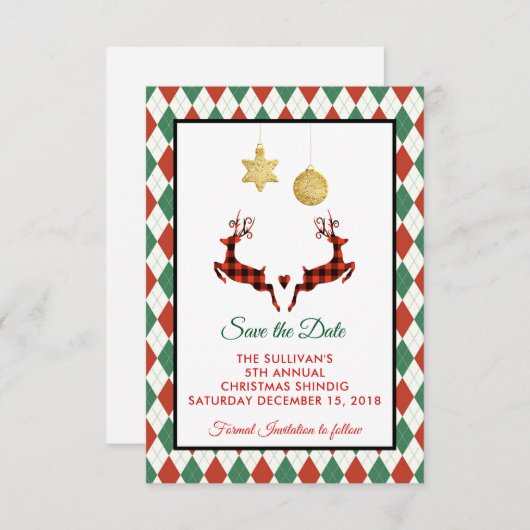 2 Weihnachtswildspringen Save the Date (Vorne/Hinten)