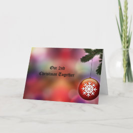 2. Weihnachtszusammen Weihnachtskarte Feiertagskarte